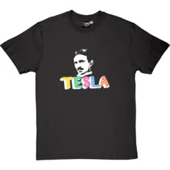 Nikola Tesla T-Shirt -ThinkWear Collective Sales nikola tesla tshirt charcoaltshirt