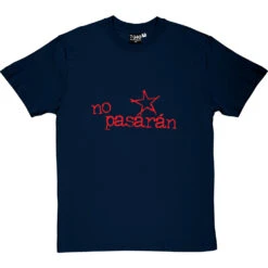 No Pasarán T-Shirt -ThinkWear Collective Sales no pasaran tshirt 5 navybluetshirt