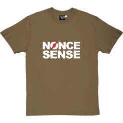Nonce Sense T-Shirt -ThinkWear Collective Sales nonce sense 2 olivetshirt