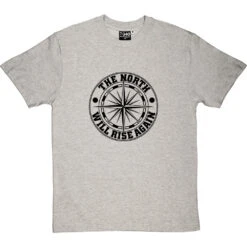The North Will Rise Again (Compass) T-Shirt -ThinkWear Collective Sales north rise again compass tshirt 1 lightoxfordtshirt