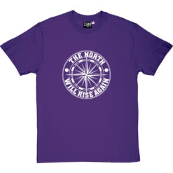 The North Will Rise Again (Compass) T-Shirt -ThinkWear Collective Sales north rise again compass tshirt 2 purpletshirt
