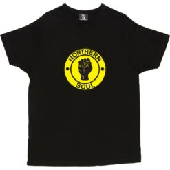 Northern Soul Logo T-Shirt -ThinkWear Collective Sales northernsoul black mens v neck tshirt