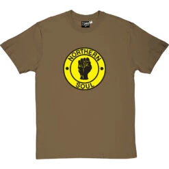 Northern Soul Logo T-Shirt -ThinkWear Collective Sales northernsoul olivetshirt
