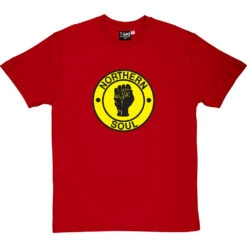 Northern Soul Logo T-Shirt -ThinkWear Collective Sales northernsoul redtshirt
