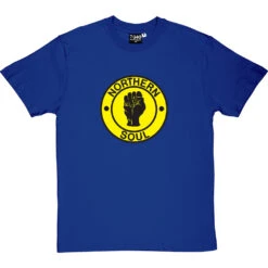 Northern Soul Logo T-Shirt -ThinkWear Collective Sales northernsoul royalbluetshirt