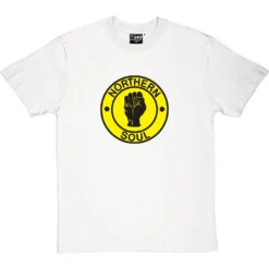 Northern Soul Logo T-Shirt -ThinkWear Collective Sales northernsoul whitetshirt