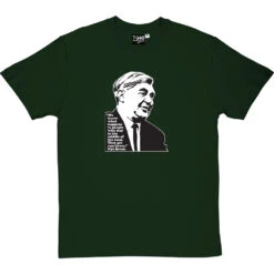 Nye Bevan "Middle Of The Road" Quote T-Shirt -ThinkWear Collective Sales nye bevan middle road tshirt bottlegreentshirt