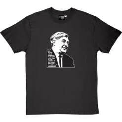 Nye Bevan "Middle Of The Road" Quote T-Shirt -ThinkWear Collective Sales nye bevan middle road tshirt charcoaltshirt