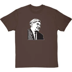 Nye Bevan "Middle Of The Road" Quote T-Shirt -ThinkWear Collective Sales nye bevan middle road tshirt hazelnuttshirt