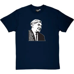 Nye Bevan "Middle Of The Road" Quote T-Shirt -ThinkWear Collective Sales nye bevan middle road tshirt navybluetshirt