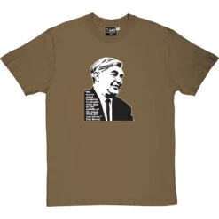 Nye Bevan "Middle Of The Road" Quote T-Shirt -ThinkWear Collective Sales nye bevan middle road tshirt olivetshirt