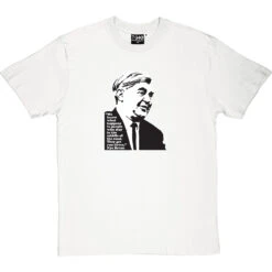 Nye Bevan "Middle Of The Road" Quote T-Shirt -ThinkWear Collective Sales nye bevan middle road tshirt whitetshirt