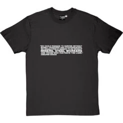 Aneurin Bevan "Money Changers And Stockbrokers" Quote T-Shirt -ThinkWear Collective Sales nye bevan stockbrokers tshirt 2 charcoaltshirt
