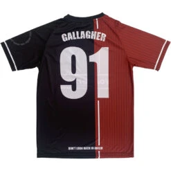 Inspired By Oasis: Gallagher "Wonderwall" Football Shirt -ThinkWear Collective Sales oasis football shirt design alt 1000x1000 1