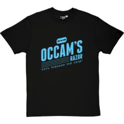 Occam's Razor T-Shirt -ThinkWear Collective Sales occams razor tshirt 128 blacktshirt