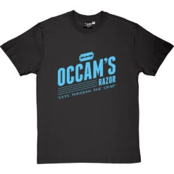 Occam's Razor T-Shirt -ThinkWear Collective Sales occams razor tshirt 128 charcoaltshirt