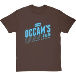 Occam's Razor T-Shirt -ThinkWear Collective Sales occams razor tshirt 128 hazelnuttshirt
