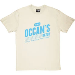 Occam's Razor T-Shirt -ThinkWear Collective Sales occams razor tshirt 128 naturaltshirt