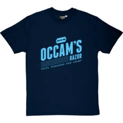 Occam's Razor T-Shirt -ThinkWear Collective Sales occams razor tshirt 128 navybluetshirt