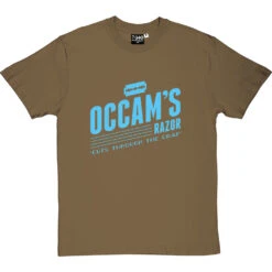 Occam's Razor T-Shirt -ThinkWear Collective Sales occams razor tshirt 128 olivetshirt