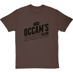 Occam's Razor T-Shirt -ThinkWear Collective Sales occams razor tshirt 1 hazelnuttshirt