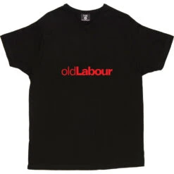 Old Labour T-Shirt -ThinkWear Collective Sales old labour tshirt 5 black mens v neck tshirt