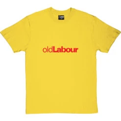 Old Labour T-Shirt -ThinkWear Collective Sales old labour tshirt 5 yellowtshirt