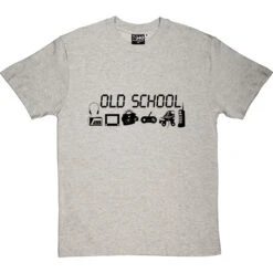 Old School T-Shirt -ThinkWear Collective Sales old school tshirt 1 lightoxfordtshirt