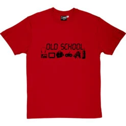 Old School T-Shirt -ThinkWear Collective Sales old school tshirt 1 redtshirt
