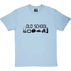 Old School T-Shirt -ThinkWear Collective Sales old school tshirt 1 skybluetshirt