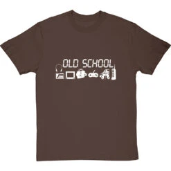 Old School T-Shirt -ThinkWear Collective Sales old school tshirt 2 hazelnuttshirt