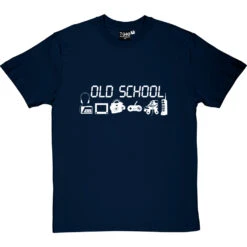 Old School T-Shirt -ThinkWear Collective Sales old school tshirt 2 navybluetshirt