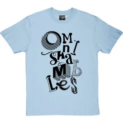 Omnishambles T-Shirt -ThinkWear Collective Sales omnishambles tshirt 1 skybluetshirt