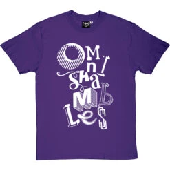 Omnishambles T-Shirt -ThinkWear Collective Sales omnishambles tshirt 2 purpletshirt
