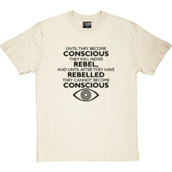 George Orwell "Conscious" Quote T-Shirt -ThinkWear Collective Sales orwell conscious tshirt 1 naturaltshirt