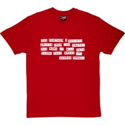 George Orwell "Truth" Quote T-Shirt -ThinkWear Collective Sales orwell truth quote tshirt 2 redtshirt