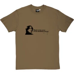 Oscar Wilde "Drinking Classes" Quote T-Shirt -ThinkWear Collective Sales oscar wilde drinking classes tshirt olivetshirt