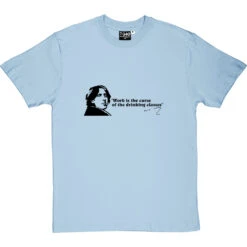 Oscar Wilde "Drinking Classes" Quote T-Shirt -ThinkWear Collective Sales oscar wilde drinking classes tshirt skybluetshirt