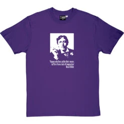 Oscar Wilde "Within Their Means" Quote T-Shirt -ThinkWear Collective Sales oscarwildemeans purpletshirt