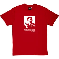 Oscar Wilde "Within Their Means" Quote T-Shirt -ThinkWear Collective Sales oscarwildemeans redtshirt
