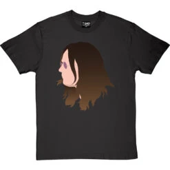 Ozzy Osbourne Portrait T-Shirt -ThinkWear Collective Sales ozzy osbourne profile tshirt charcoaltshirt