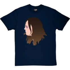 Ozzy Osbourne Portrait T-Shirt -ThinkWear Collective Sales ozzy osbourne profile tshirt navybluetshirt