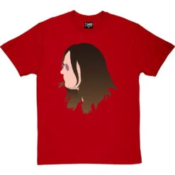 Ozzy Osbourne Portrait T-Shirt -ThinkWear Collective Sales ozzy osbourne profile tshirt redtshirt