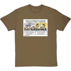 Guide To Conservative Economics: Party Funding T-Shirt -ThinkWear Collective Sales party funding tshirt olivetshirt