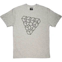 Penrose Triangle T-Shirt 37 Penrose Triangle T-Shirt -ThinkWear Collective Sales penrose triangle tshirt 1 lightoxfordtshirt