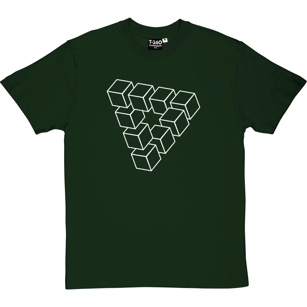 Penrose Triangle T-Shirt 2 Penrose Triangle T-Shirt - Image 2
