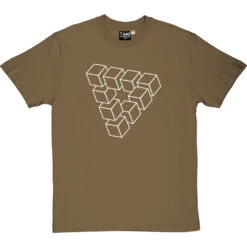 Penrose Triangle T-Shirt 25 Penrose Triangle T-Shirt -ThinkWear Collective Sales penrose triangle tshirt 2 olivetshirt