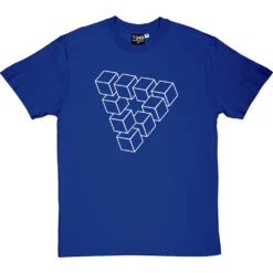 Penrose Triangle T-Shirt 30 Penrose Triangle T-Shirt -ThinkWear Collective Sales penrose triangle tshirt 2 royalbluetshirt
