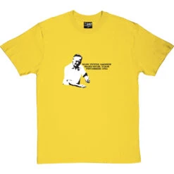 Percy Thrower T-Shirt -ThinkWear Collective Sales percythrower yellowtshirt