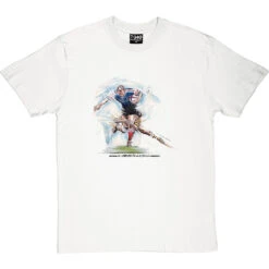"The Perfect Tackle From Behind" T-Shirt -ThinkWear Collective Sales perfect tackle tshirt 179 whitetshirt